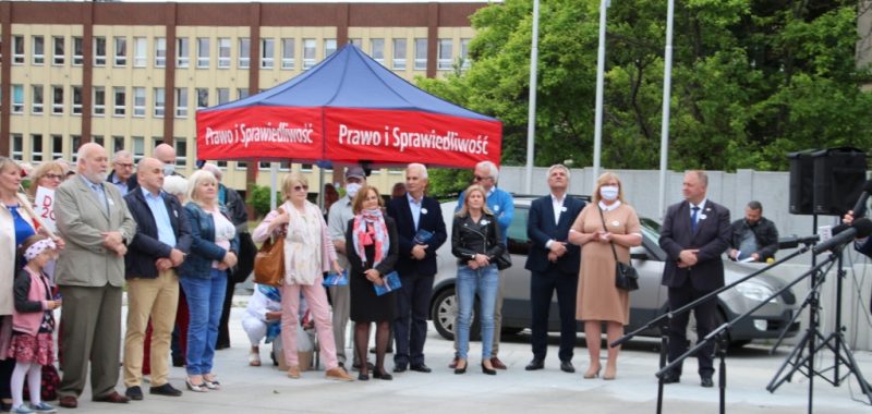 Wiec poparcia Prezydenta Andrzeja Dudy w Olsztynie