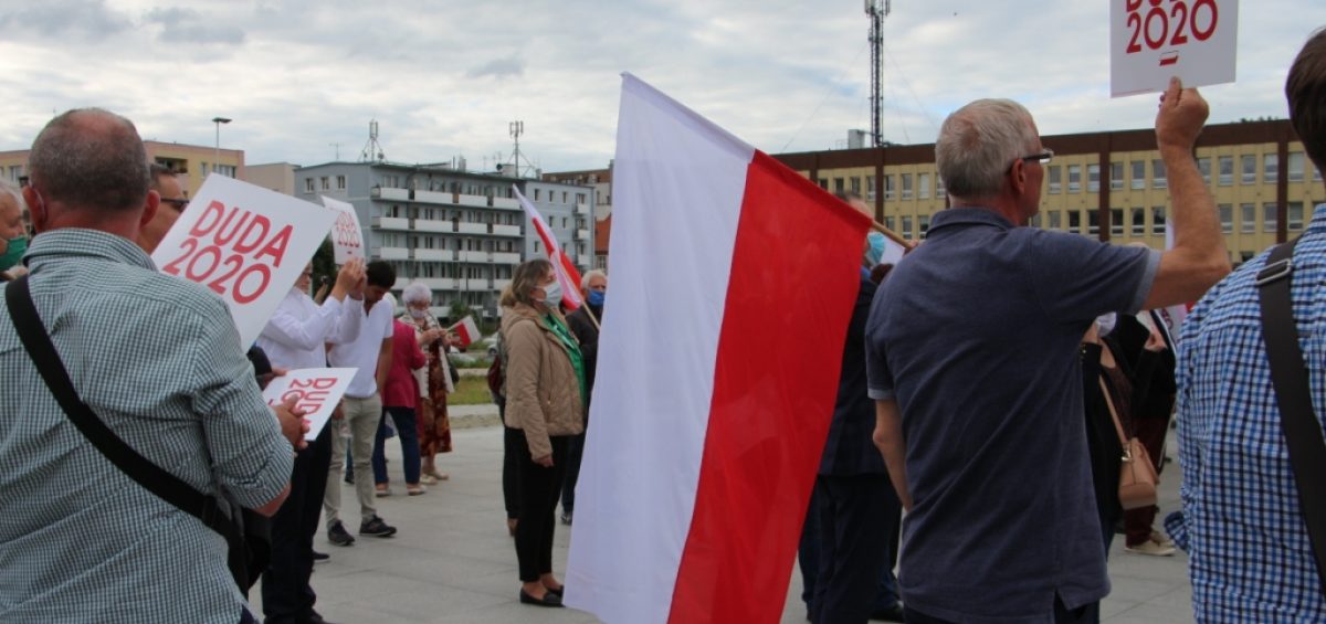 Wiec poparcia Prezydenta Andrzeja Dudy w Olsztynie